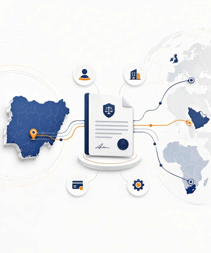Nigeria cross-border energy contract structuring illustration