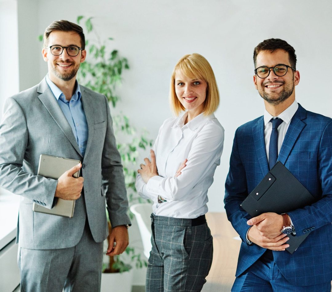 Young business people having a meeting in the office